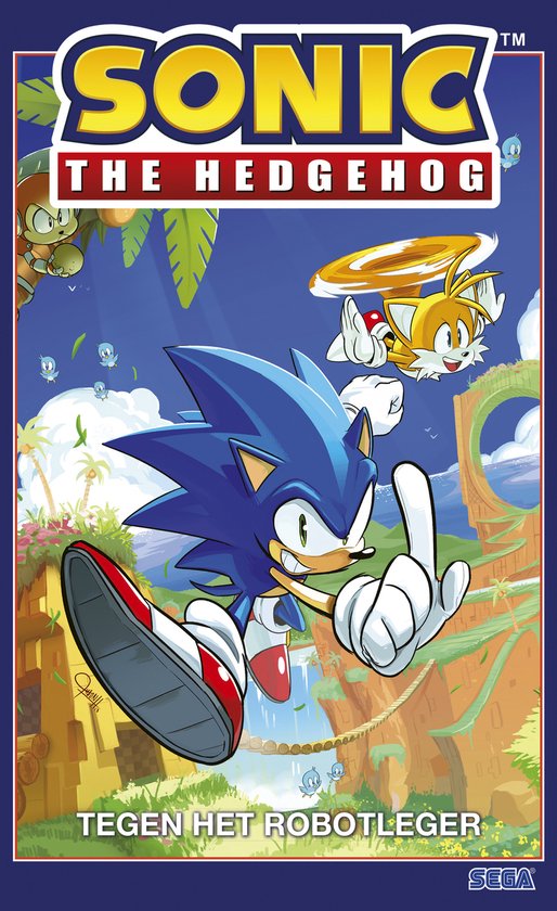Sonic the Hedgehog tegen het robotleger Cover