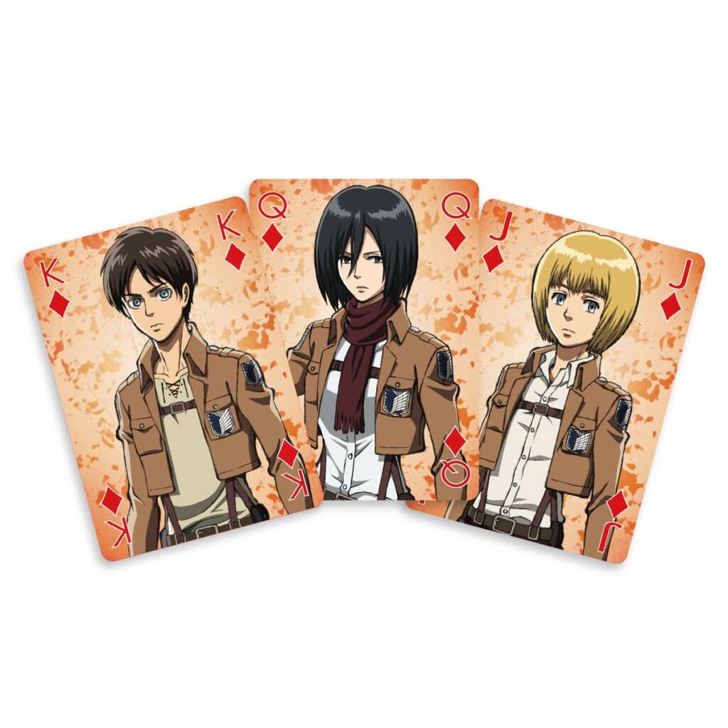 Attack On Titan Speelkaarten cover