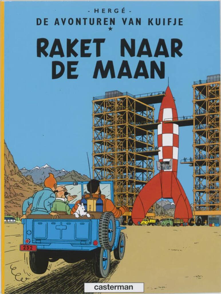 Kuifje Raket naar de Maan Cover