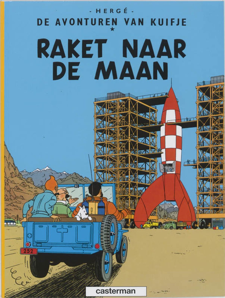 Kuifje Raket naar de Maan Cover