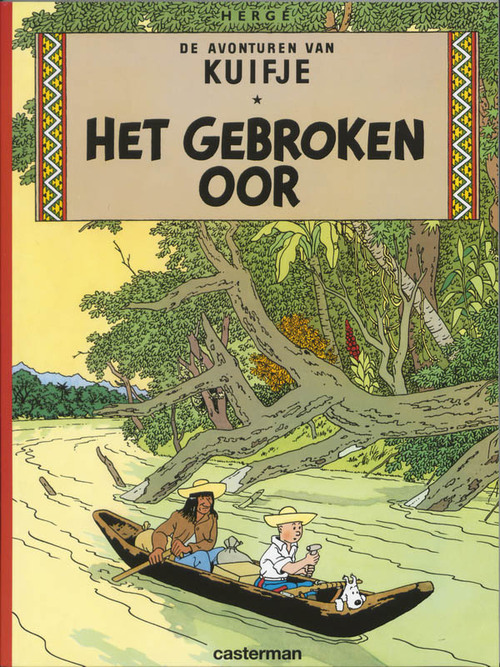 Kuifje Het Gebroken Oor Cover
