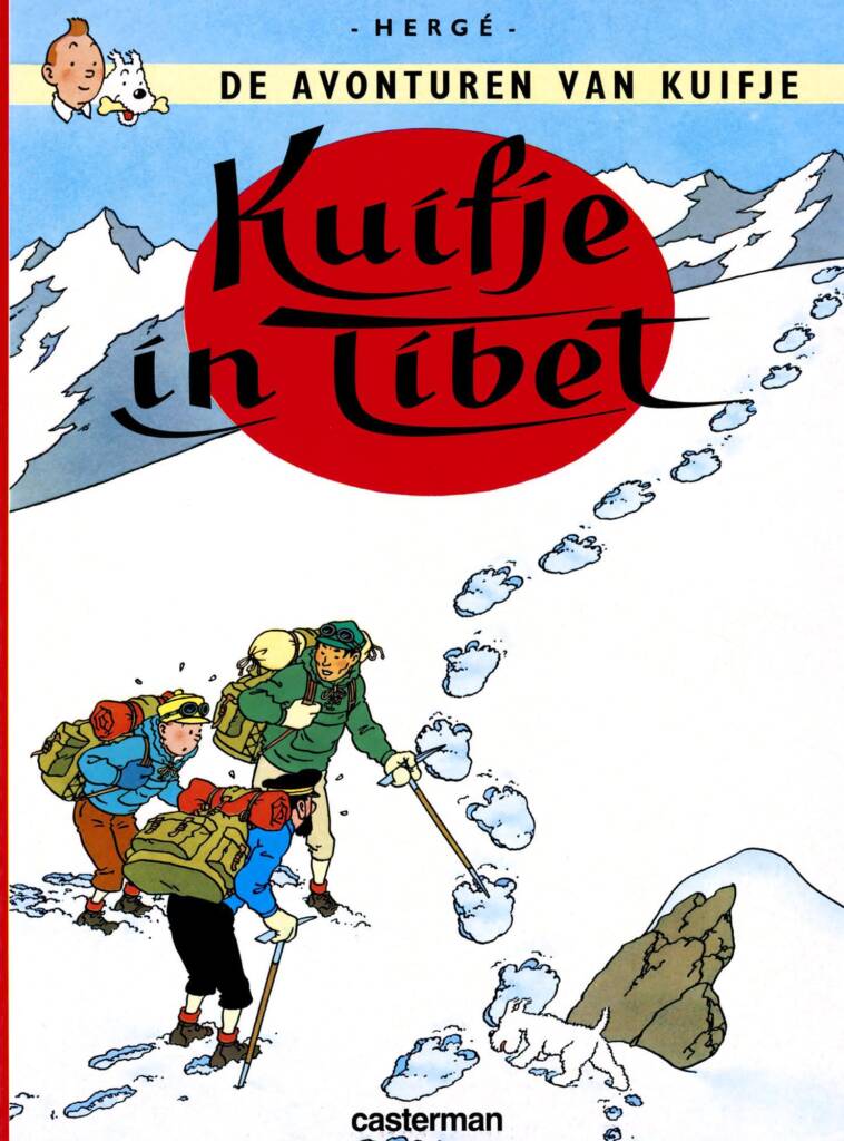 Kuifje in Tibet Cover