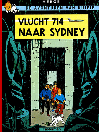 Kuifje Vlucht 714 Cover